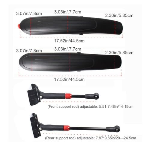 Garde-boue vélo anti éclaboussures couverture complète VTT - 7