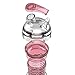 SimpleHH 27oz Tritan Fruit Infuser Water Bottle w/ Included Phone Ring Stand, Pink