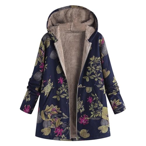 Veste longue d'hiver pour femme en polaire et coupe grand taille ample