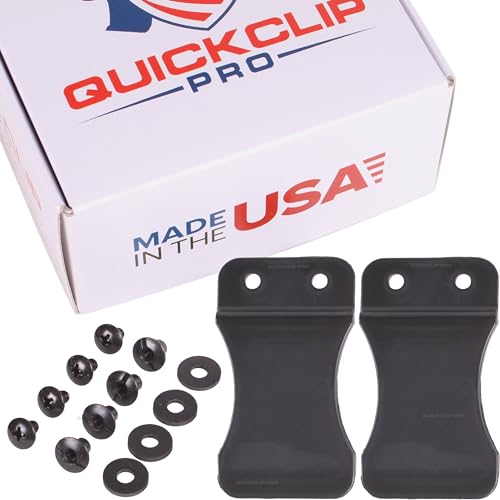 Quick Clip Pro Kydex Leather Gun Holster Belt Clips 1.5