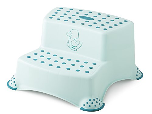 Sgabello baby 2 gradini marchepied enfant vert pour toilette et lavabo