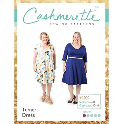 Cashmerette Turner Dress Plus Size Pattern Cover