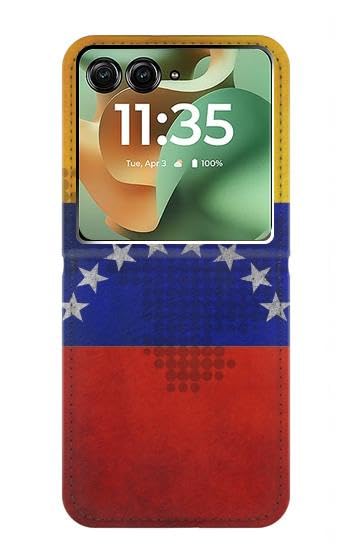 Étui Motorola Razr 70+ drapeau Venezuela idéal pour les matchs