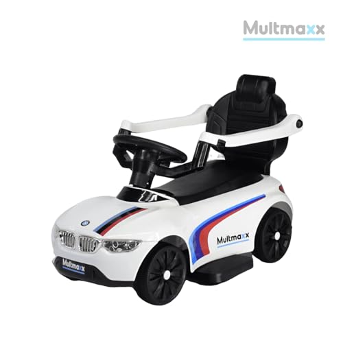 Carrinho de Passeio Quadriciclo Infantil com Empurrador Multmaxx (Branco)