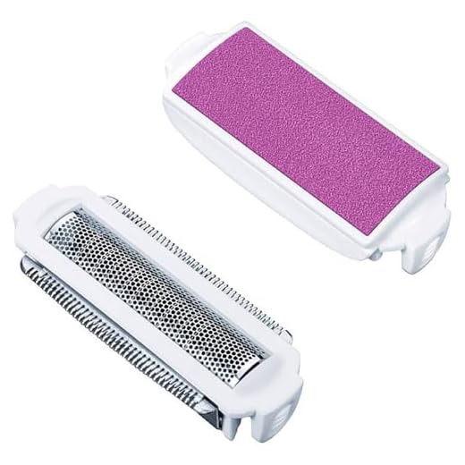 Beurer HL 36 Nachkaufset, 2 Scherfolien mit Schermessern und ein Peelingaufsatz, anti-allergene Scherfolie gegen Hautreizungen; für den elektrischen Beurer HL 36 Damenrasierer