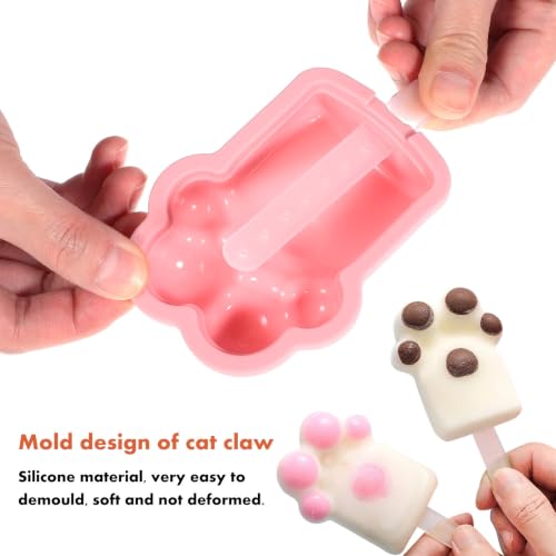 Molde para Hielos en Forma de Garra de Gato 4 Piezas miniatura 6