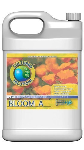 Cultured Solutions CSBLOOMAGAL Bloom A Gallon fertilizers, 1 Gallon, Natural Cultured Solutions CSBLOOMAGAL Bloom A Gallon fertilizers, 1 Gallon, Natural