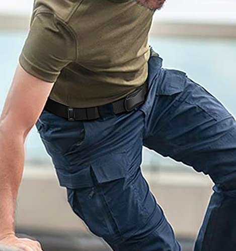 Kemisant Mens Belt, Military Tactical Stretch Web Nylon Belt For Hiking Hunting Pants 1.5",Cut For Fit #TOP7