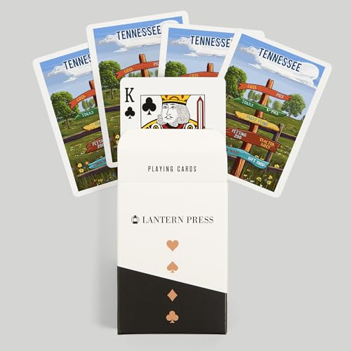Lantern Press Tennessee, 52 cartas tamaño póker miniatura 6