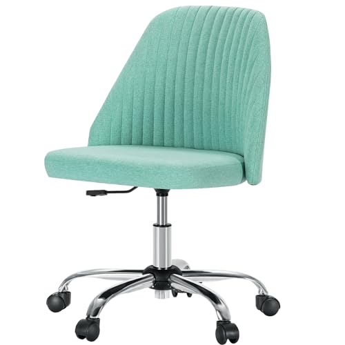 DUMOS Office Desk Chair, Modern Cute Rolling Vanity Swivel Task C...