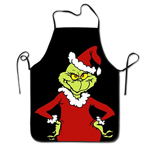 How The Grinch Stole Christmas Apron With Black Border