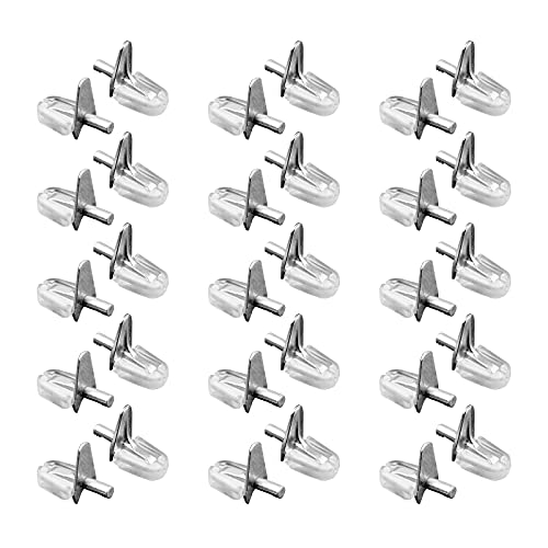 30 Pcs Shelf Supports Shelf Bracket Pegs Shelf Support Pins Studs forWardrobe Cabinet Cupboard Bookcase Showcase Kitchen Office