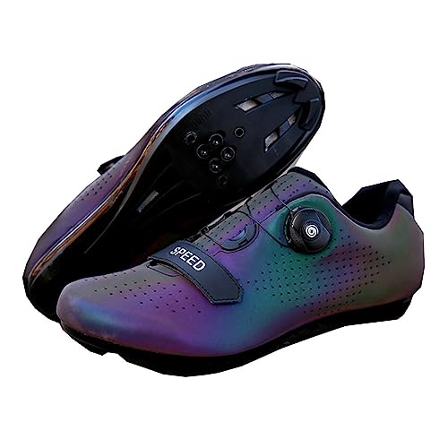 Hixingo Scarpe da Ciclismo Uomo Strada,Scarpe da Mountain Bike per Bici da Strada,Scarpe MTB Donna Road SPD Scarpe da Ciclismo da Bici Spin Compatibile Scarpe