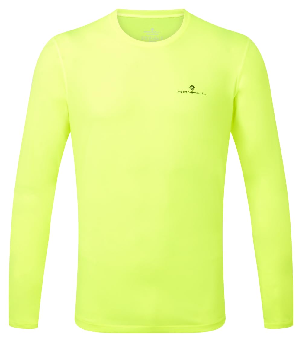 Ronhill Running, Men's Core L/S Tee, Fluo Yellow, XL