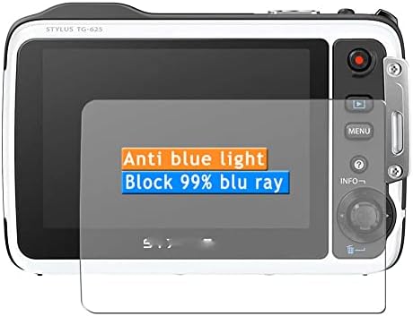 Vaxson 3 Unidades Protector de Pantalla Anti Luz Azul, compatible con RICOH OLYMPUS Digital Camera STYLUS TG-625 [No Vidrio Templado ] Nuevo Película Protectora Film Guard