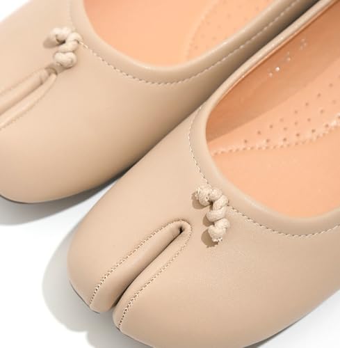 Tabi Ballet Flats Shoes for Women Casual Cute Round Split Toe Flats Low Heel Outdoor Comfortable Dressy Flats Shoes 20253