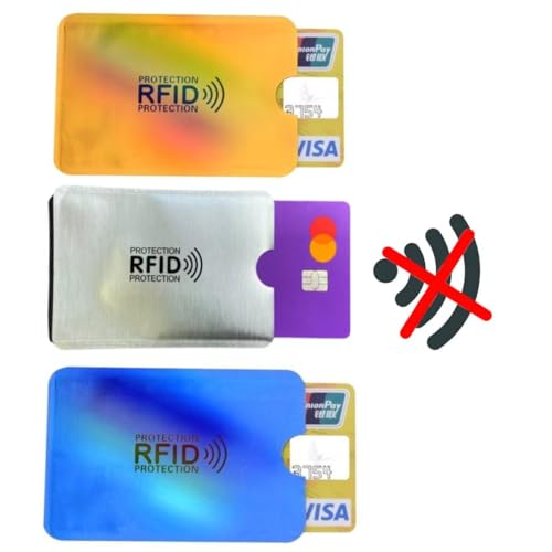 KIT 3 Capas Protetoras de Cartão Por Aproximação Anti RFID Cartão Bancário Protetor Antifurto de dad