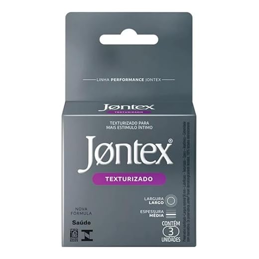 Preservativo Camisinha Jontex Texturizado - 3 Unidades