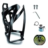 🚴🏻‍♂️【Fahrradflaschenhalter】: Der Fahrradflaschenhalter passt auf die meisten Standard- und übergroßen Fahrrad-Wasserflaschen. Sicheres und robustes Flaschenhaltesystem sorgt dafür, dass eine volle Flasche fest an Ort und Stelle bleibt, wenn Sie fahren.