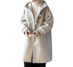 Amazon | [WMMING] ダッフルコート メンズ 厚手 フード