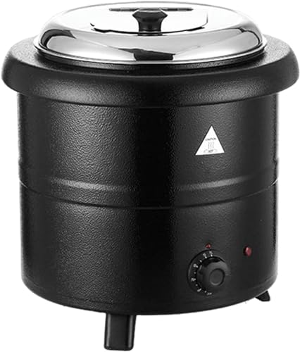 Hervidor de sopa de acero inoxidable de 13 litros y 400W para bufé 2