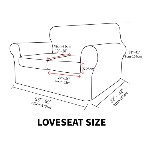 MAXIJIN 3 pezzi Copridivano più recente per 2