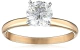 Amazon Essentials GIA-Certified 14k Gold Diamond Engagement Ring (1 carat, G-H Color, SI1-SI2 Clarity), (previously Amazon Collection)