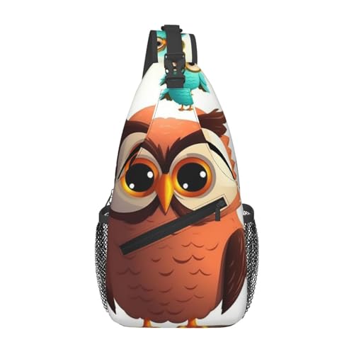 Bolso Cross Chest para hombres y mujeres, mochila bandolera deportiva miniatura 1