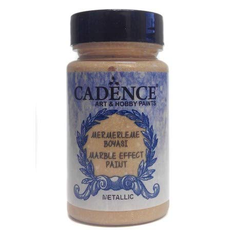 Cadence Pintura Efecto Mármol Salmon Metalizado 90ml Ref. 128
