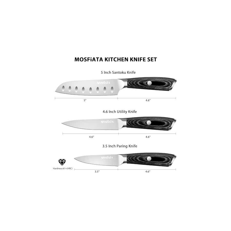 MOSFiATA-3pcs-Kitchen-Knife-Set-Sharp-Chef-Knife-High-Carbon-German-EN14116-Stainless-Steel-Santoku-Cooking-Knife-Fruit-Paring-Knife-Kitchen-Chopping-Knives-Set-with-Wooden-Handle-and-Gift-Box MOSFiATA 3pcs Kitchen Knife Set, Sharp Chef Knife High Carbon German EN1.4116 Stainless Steel Santoku Cooking Knife, Fruit Paring Knife Kitchen Chopping Knives Set with Wooden Handle and Gift Box