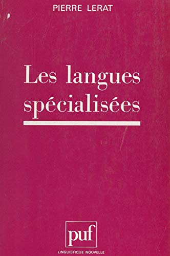 Les langues spécialisées