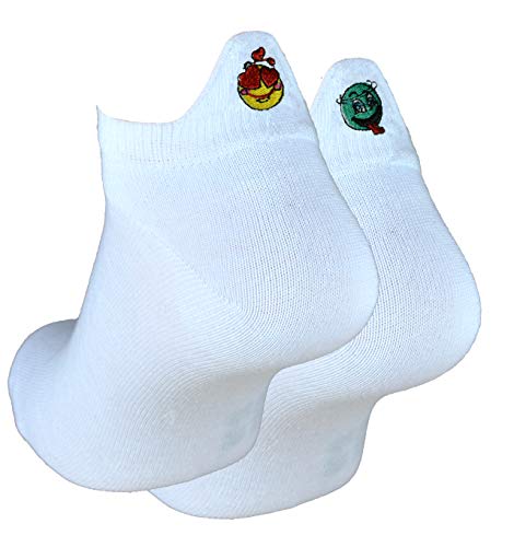 embroidered trainer socks