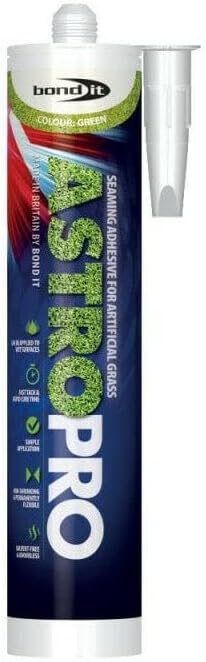 (3 TUBES) Astro Pro Green Seaming adhesive for astro turf 310ml tube - professional elastic hybrid seaming adhesive for artificial grass