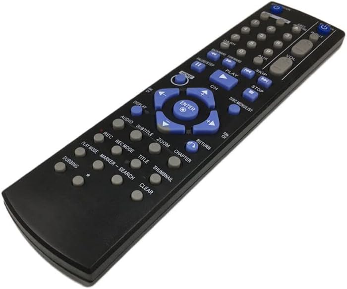Replacement Remote Control Replace for TV/Audio/Projector for JVC RM-SSR004U SR-DVM700US SR-DVM700ER DVD HDD Video Recorder