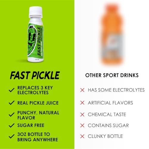 Fast Pickle Pickle Juice – 1 Gallon Electrolyte Drink for Hydration, Muscle Cramps & Recovery, No Sugar, Natural Ingredients