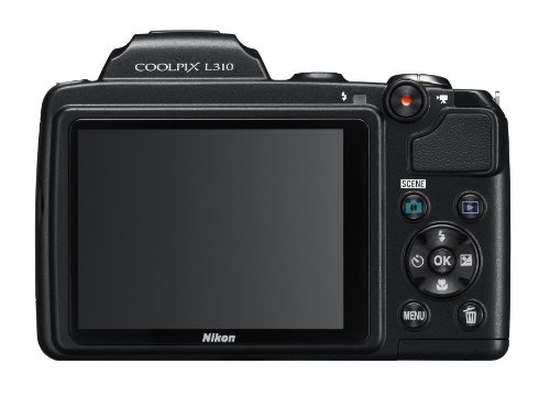 Nikon Coolpix L310 cámara digital 14.1MP zoom 21x negra miniatura 2