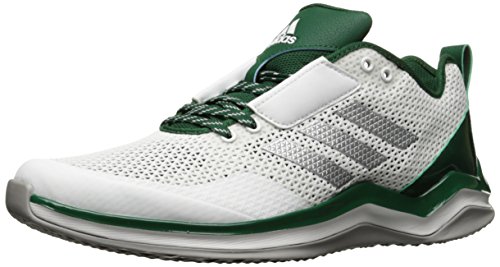 Adidas Men's Speed 3.0 Cross Trainer Q16553, White/Metallic Silver/Dark Green, 9 D(M) US