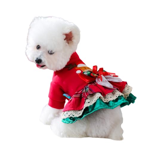 UGYMSIA�N���X�}�X�h�b�O�h���X - �ԂƗ΂̃`�F�b�N���T���^�X�q�t���A����~�p�R�[�g�A���^�������A�ȒP�ȃX�i�b�v�{�^���N���[�W���[�A�|�����j�A���E�`�����E�V�[�Y�[�ɍœK�A�N���X�}�X�p�[�e�B�[���t�H�g�V���[�g�p�A�ϋv�� �G�ߊ�����y�b�g�E�F�A�A���K�ȃy