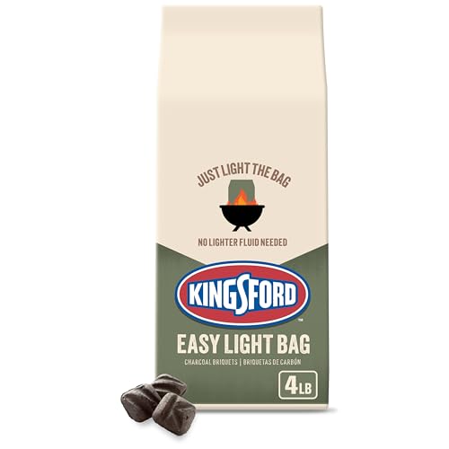 La Mejor Lista de Briquetas , tabla con los diez mejores. 38 Kingsford Easy Light BBQ Briquetas de carbón, 4 Libras, Negro