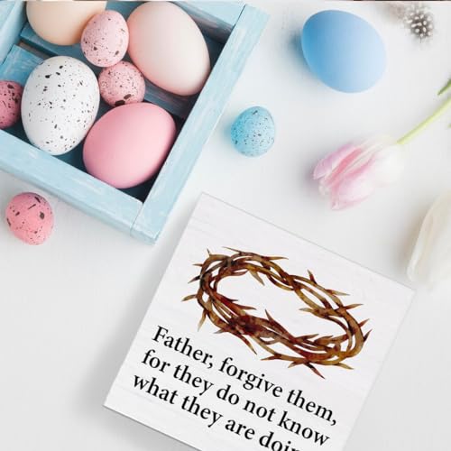 Christian-Easter-Decor-Rustic-Religious-Wooden-Sign-Farmhouse-Easter-Desk-Decorations-Home-Living-Room-Shelf-Decor-5-x-5-Inches Christian Easter Decor Rustic Religious Wooden Sign Farmhouse Easter Desk Decorations Home Living Room Shelf Decor 5 x 5 Inches
