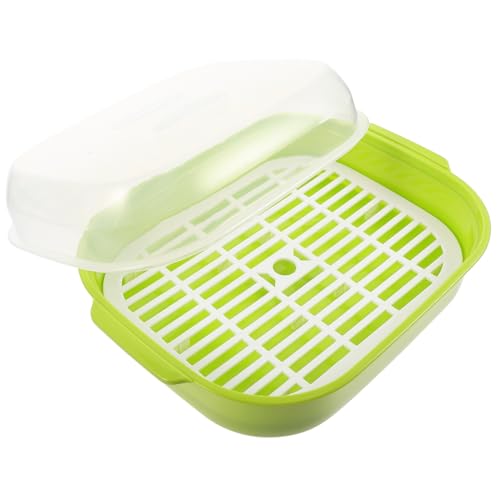 Abaodam Buque De Vapor Para Horno Microondas Caja Especial De Cocina Vaporera De Bambu Ventilación De Vapor Para Cocinar Bollos Al y Otros Alimentos