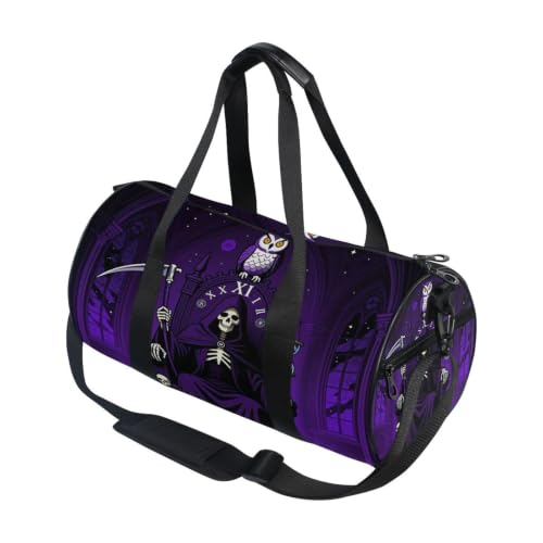 Bolsa de deporte de Tarot de la Muerte para gimnasio y viajes góticos
