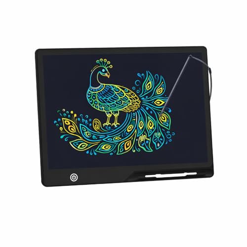 Image of 16 Inch LCD Writing Tablet, Colourful Screen Digital Slate for Kids & Adults, USB Rechargeable E-Writer Doodle Board, Electronic Drawing Pad for Home, School & Office, Magic Slate E-Slate