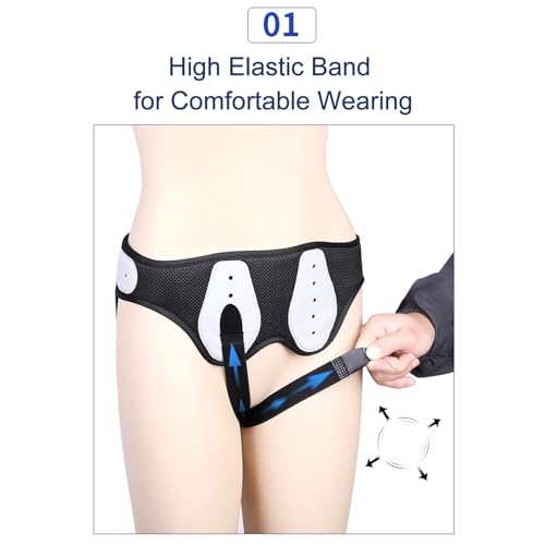 Faja de Hernia Ajustable para Hombre y Mujer con Almohadillas miniatura 2