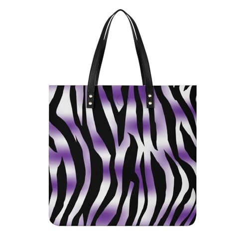 Sac à main shopper spacieux contre le manque de place : tote bag violet 39x39