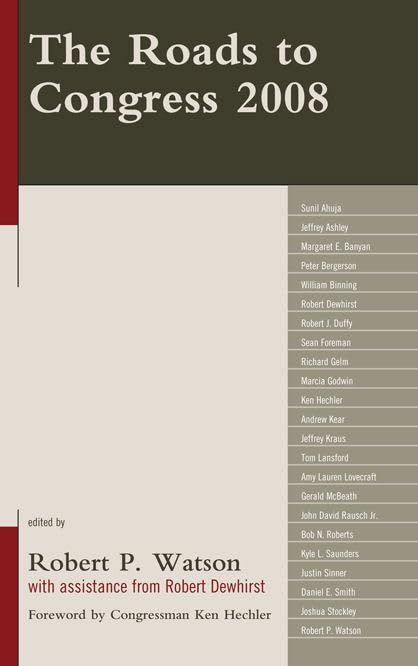 The Roads to Congress 2008 en anglais : livre d'histoire politique américaine