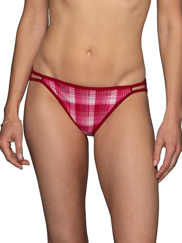 Image of Vanity Fair Women's Illumination String Bikini Panties, Silky Stretch & Satin Trim