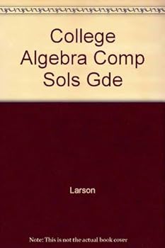 Paperback College Algebra Comp Sols Gde Book