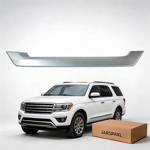 Front Lower Bumper Cover Trim Molding Compatible with Ford Expedition 2018-2022, OEM Style Front Bumper Guard Cover Molding for Ford Expedition JL1Z8419BA JL1Z8419BA FO1044146, Chrome Plated Silvery by JARSPAXL - Used condition - Image 8