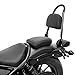 Sissy Bar Respaldo Casual M para Honda Rebel 500 17-20 Negro